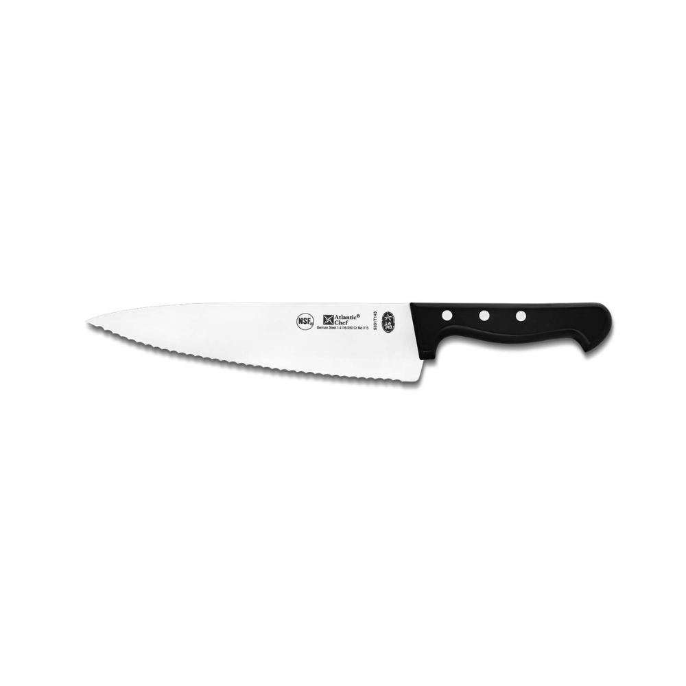 Chef's Knife - serrated edge